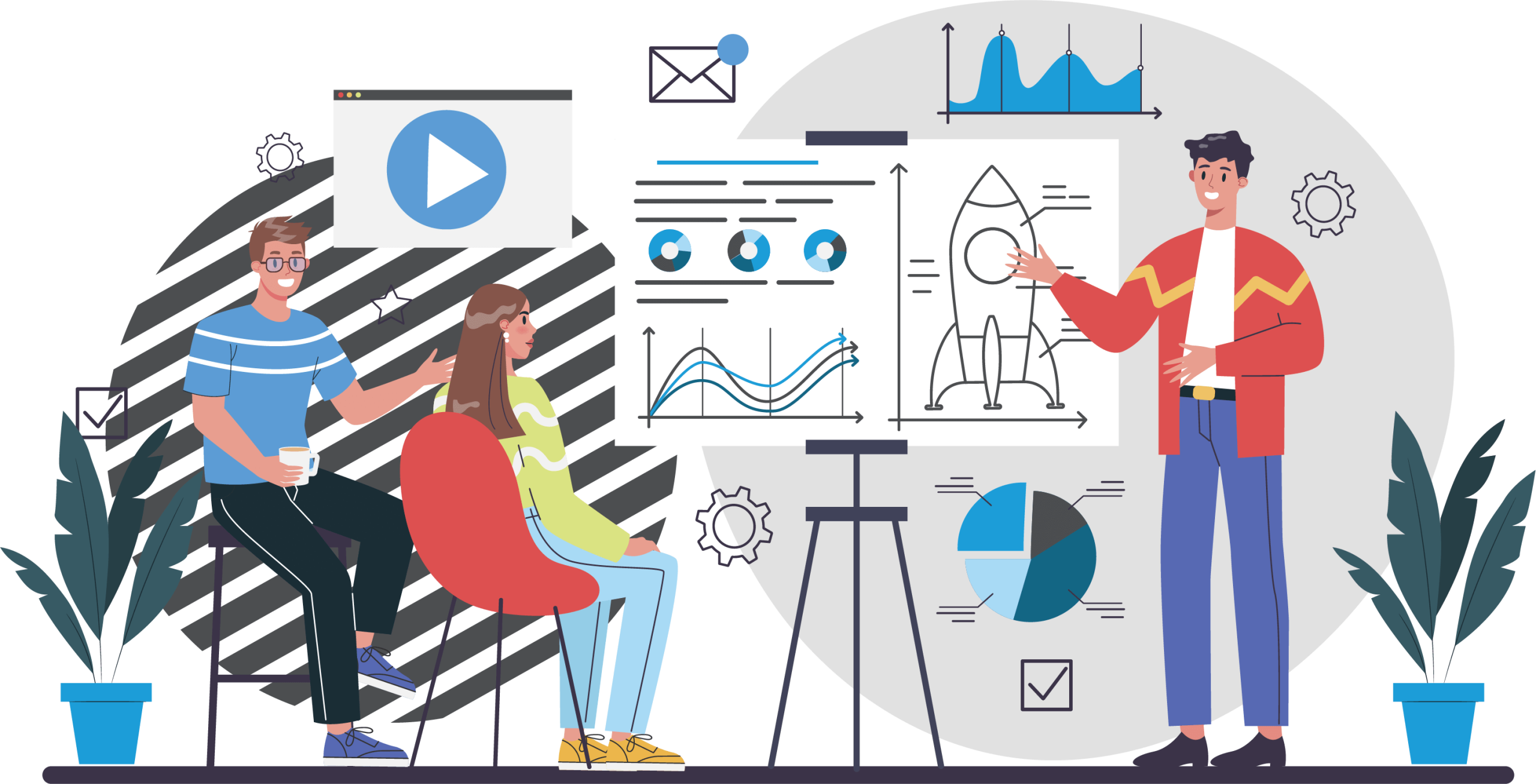 AI tools for presentation creation blog banner